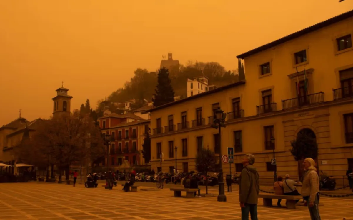 La arena del Sahara marroquí invade Europa