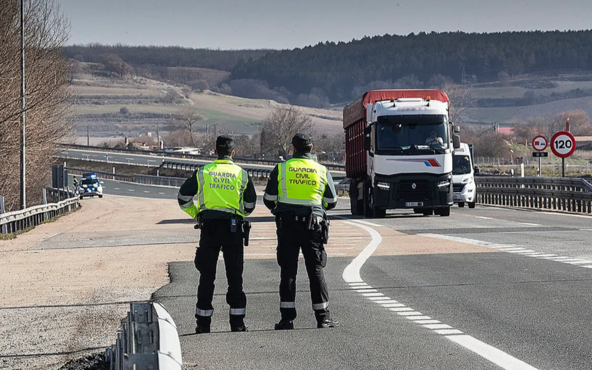 Un camión robado en Marruecos atrapado en una carretera española, cuatro detenciones