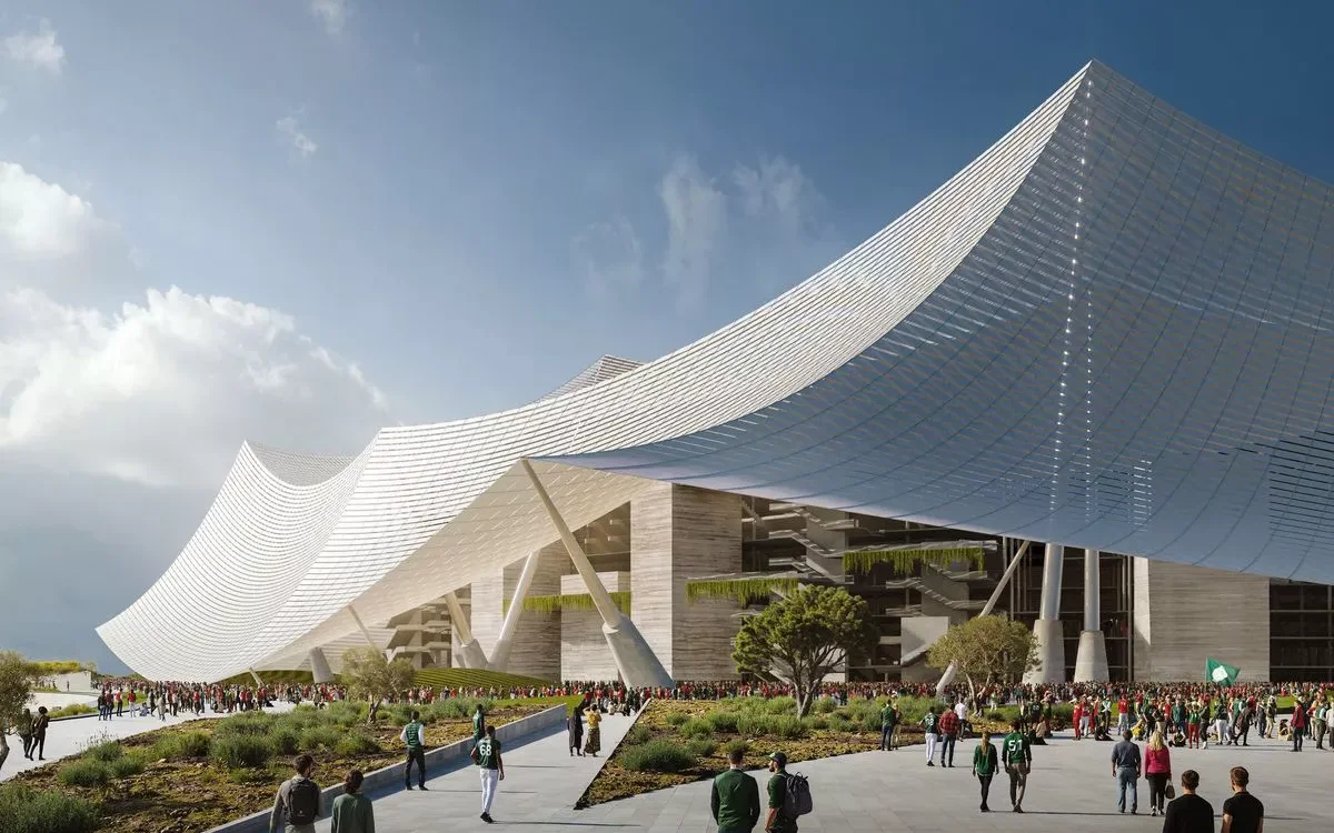 Cómo el Gran Estadio Hassan II planea noquear al Santiago Bernabéu