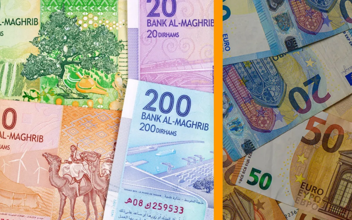 El dírham cae frente al euro