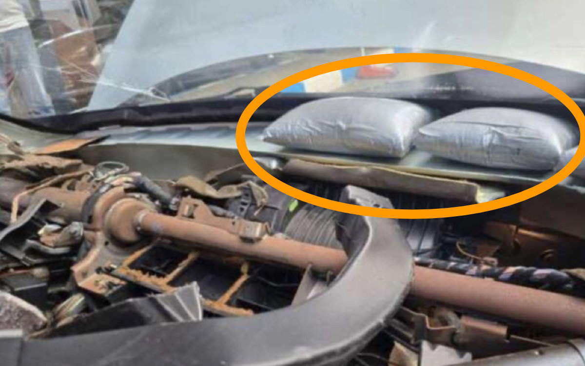 "Francés atrapado en Ceuta : 10 kilos de hachís ocultos en su coche"