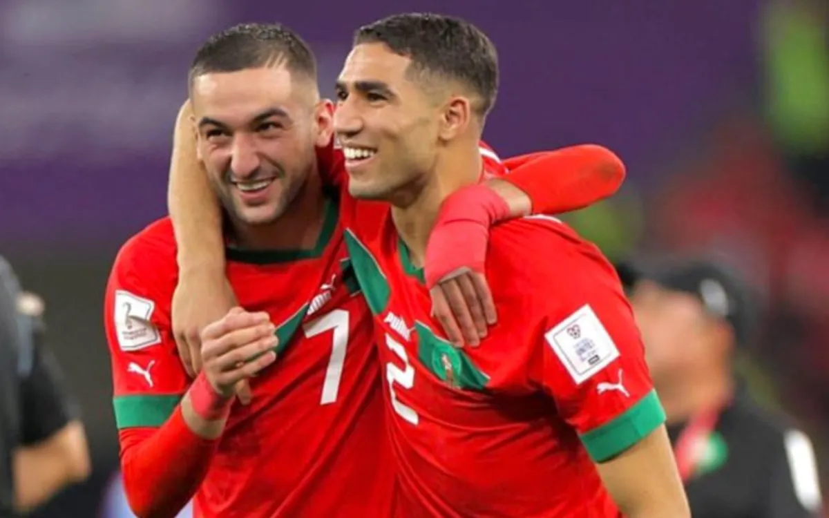 Hakimi en español, Ziyech en inglés… pero Regragui les imponía hablar darija juntos