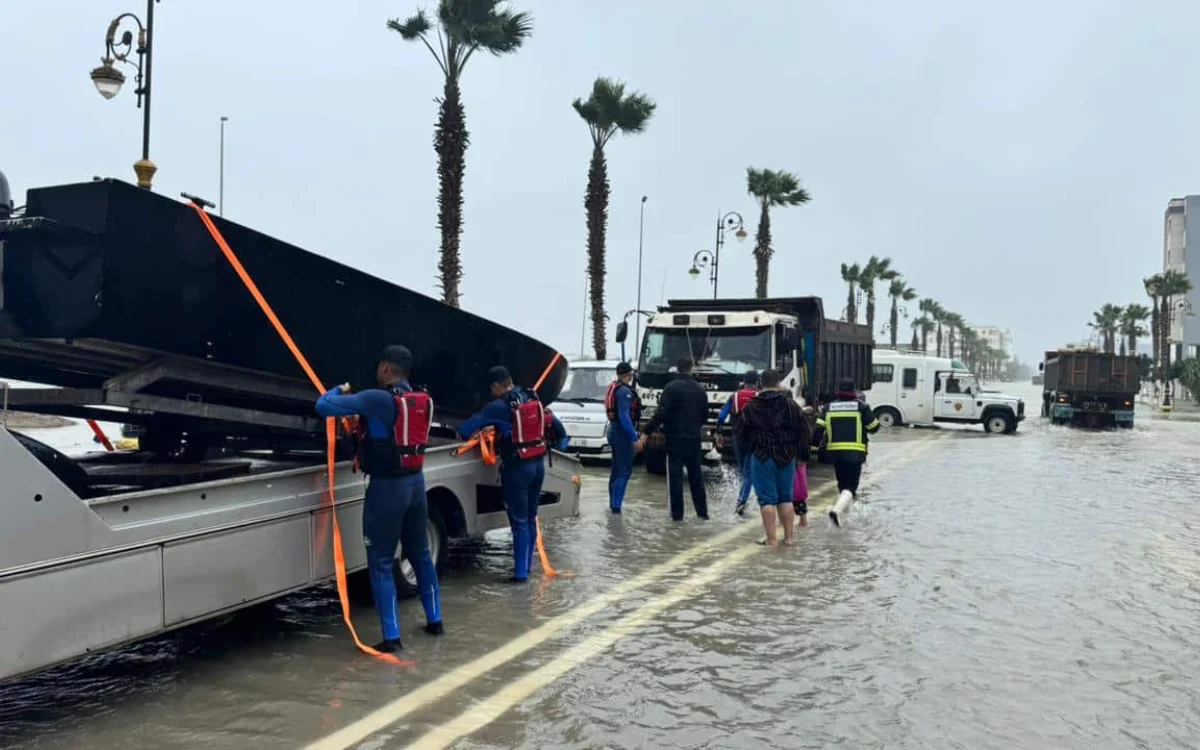 Inundaciones en Marruecos : el ejército desplegado de urgencia para evacuar a 20,000 personas