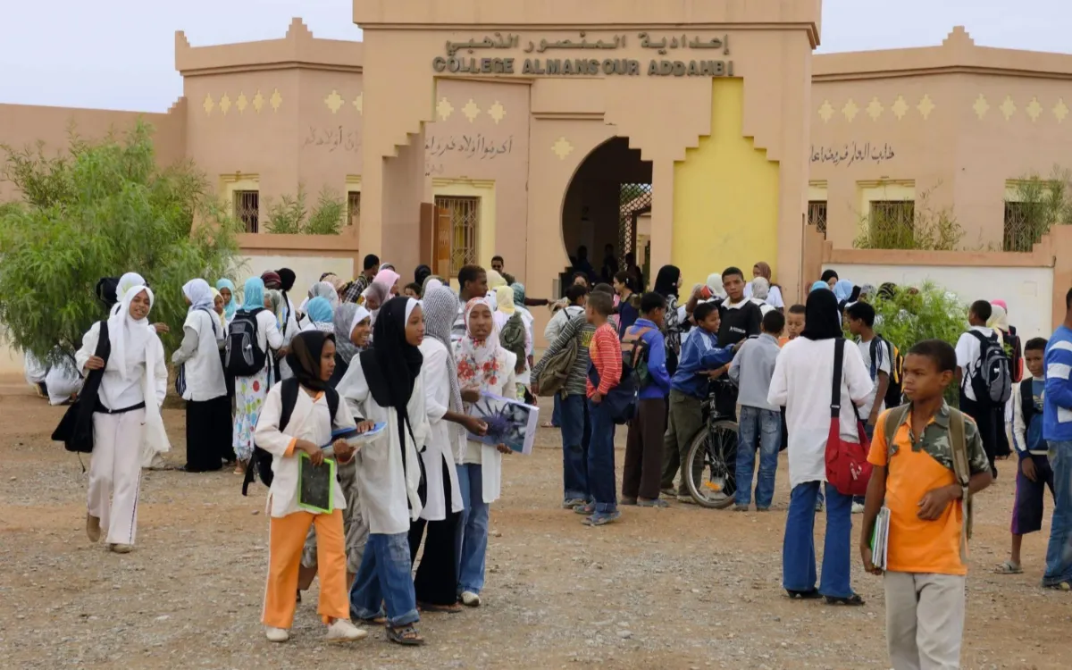 Marruecos ha reducido el abandono escolar, pero 570 000 adolescentes y jóvenes siguen fuera de la escuela