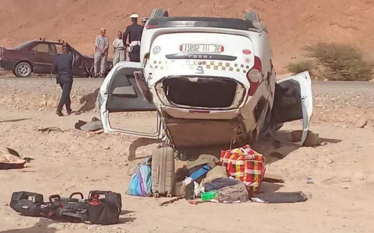 Marruecos : una maniobra de adelantamiento provoca tragedia en Tata (5 muertos)