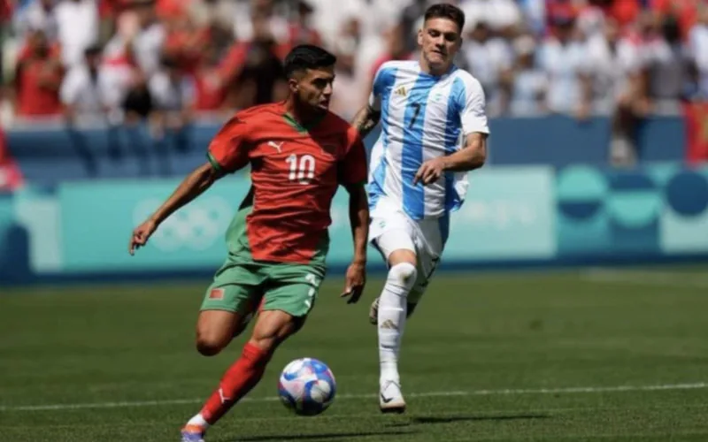 Marruecos sorprende a Argentina en un polémico debut olímpico : invasión de campo y gol anulado