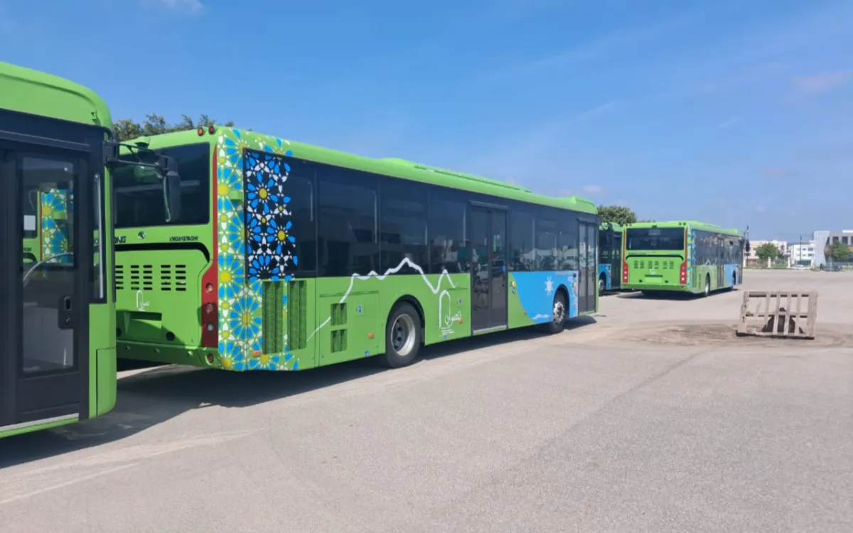 Los nuevos autobuses llegan a Tétouan