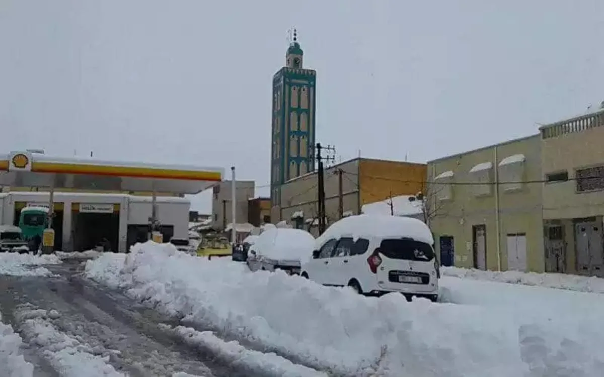 Ola de frío en Marruecos : varias regiones bajo la nieve