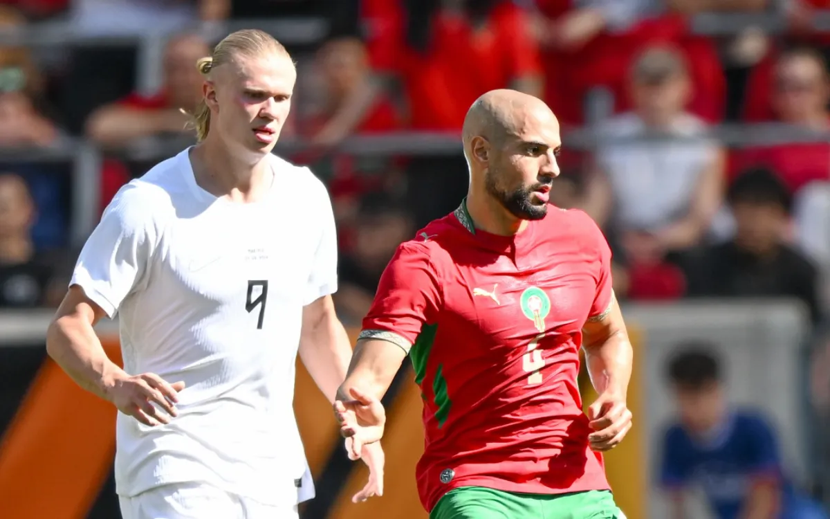 Partido contra Noruega : cómo la defensa marroquí apagó completamente a Erling Haaland
