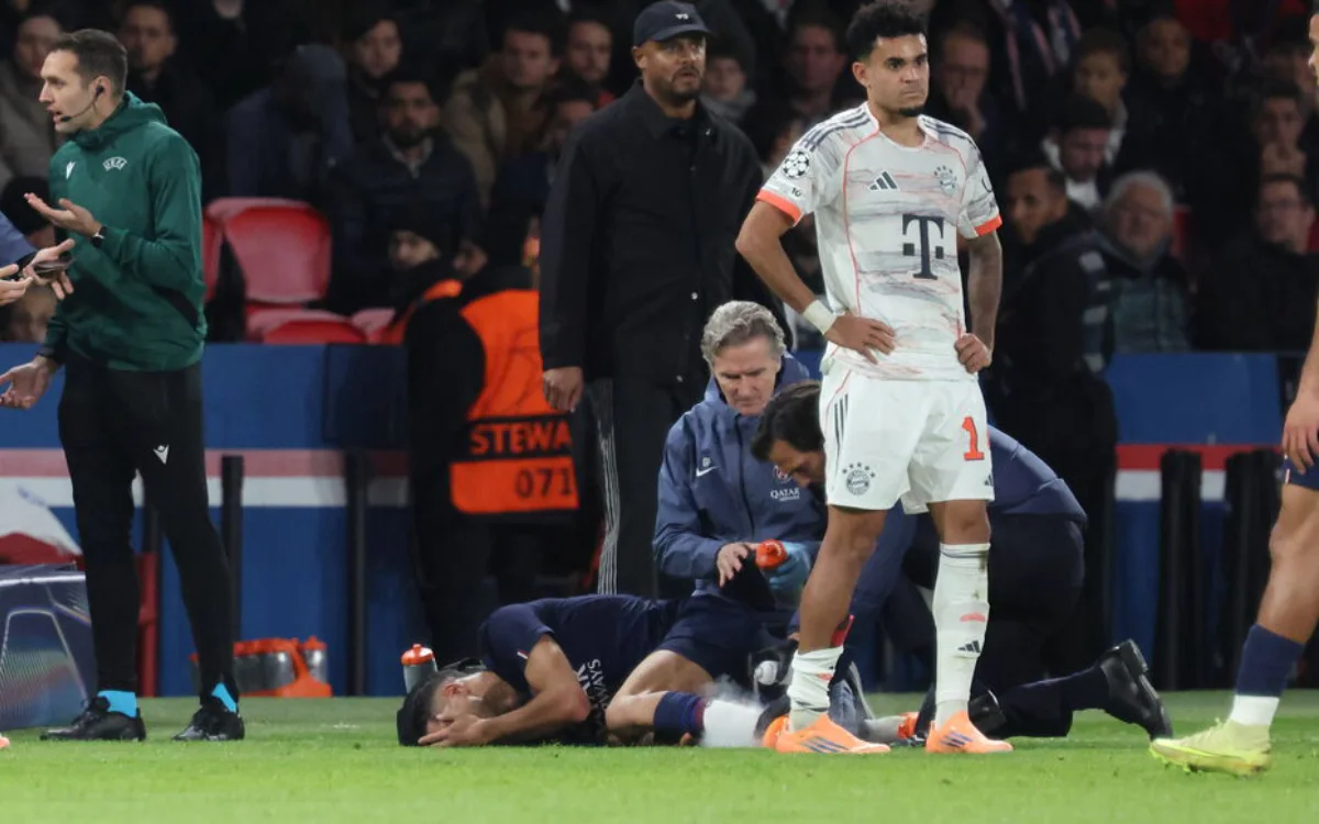 Preocupación por Marruecos : Achraf Hakimi sale llorando después de una entrada, a dos meses de la CAN