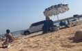 Caos en la playa de Agadir : Todoterreno extranjero siembra el pánico entre veraneantes