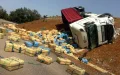 Vuelco de camión en Salé revela tráfico de cannabis : Gendarmería investiga