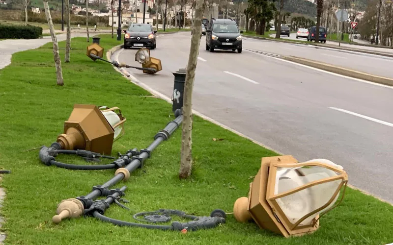 Alerta naranja en Marruecos : Vientos de hasta 90 km/h y remolinos de polvo azotan varias provincias