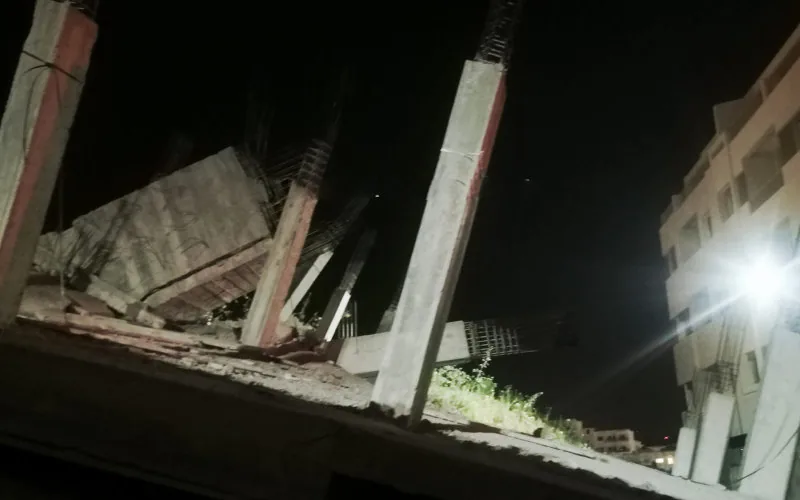 Derrumbe en Tánger : Edificio en construcción colapsa sin víctimas, autoridades investigan