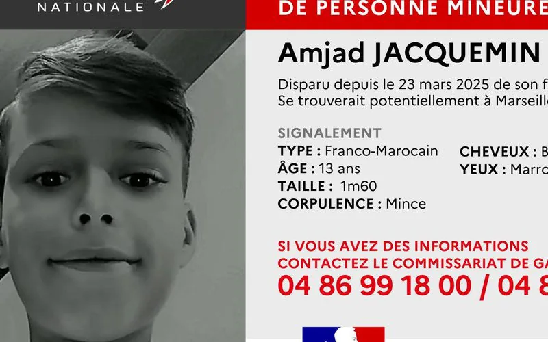 Desaparición alarmante en Gap : Buscan a Amjad, 13 años, atraído por el submundo de Marsella