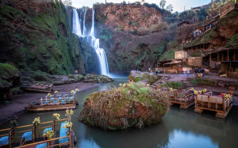Descubre Ouzoud : Las cascadas más altas de Marruecos asombran en el corazón del Atlas
