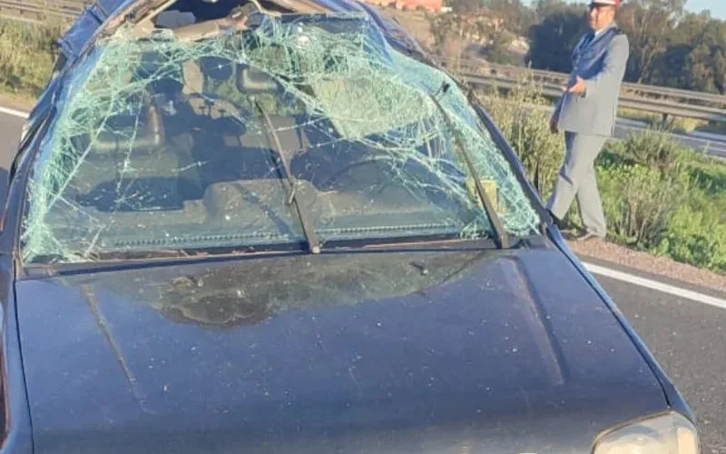Diplomático argelino herido grave en accidente en autopista marroquí