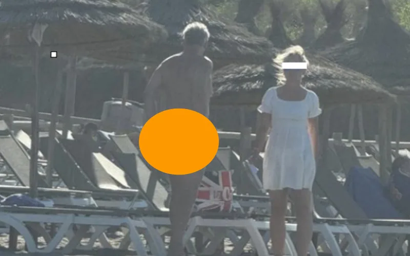 Escándalo en playa marroquí : Turista desafía normas locales con baño desnudo