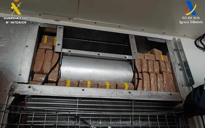 Golpe al narcotráfico en Algeciras : Interceptan 3 toneladas de hachís en remolques de Tánger