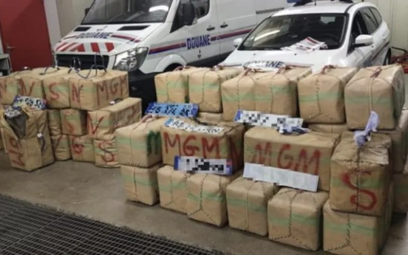 Golpe al narcotráfico : Incautan 1.7 toneladas de hachís marroquí en autopista francesa