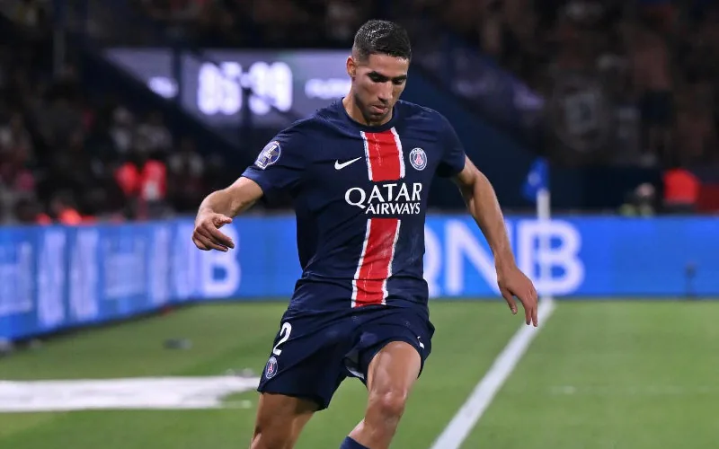 Hakimi decepciona : El PSG tropieza ante el Nice y la prensa cuestiona al lateral marroquí