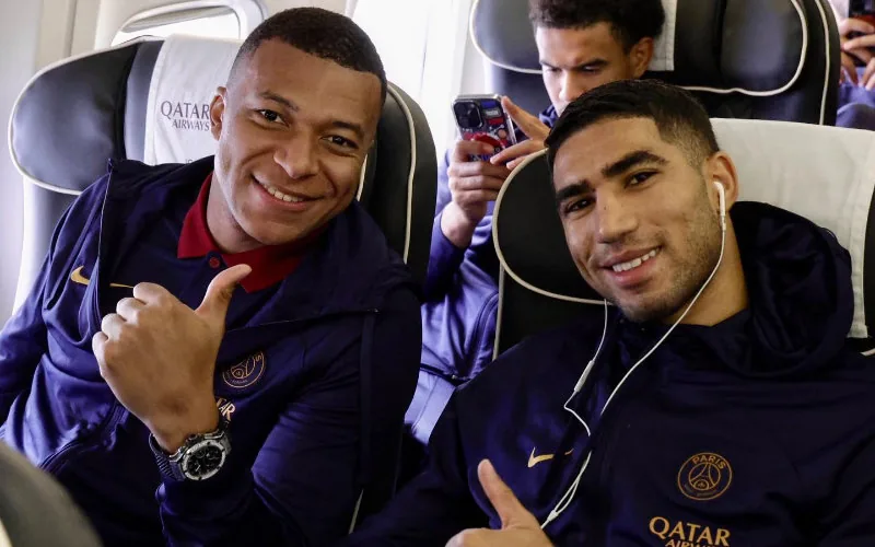 Hakimi y estrellas del PSG reciben suspensión condicional por cánticos contra el OM