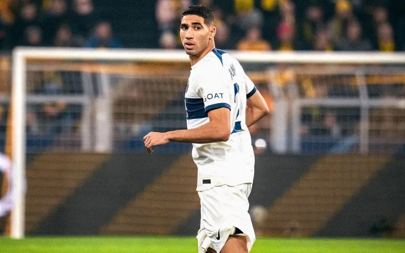 Hakimi, bajo la lupa : Su actuación clave en el empate del PSG ante Dortmund en Champions