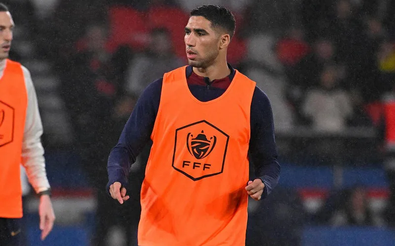 Hakimi regresa al PSG : Luces y sombras en la victoria ante el Brest en Copa de Francia