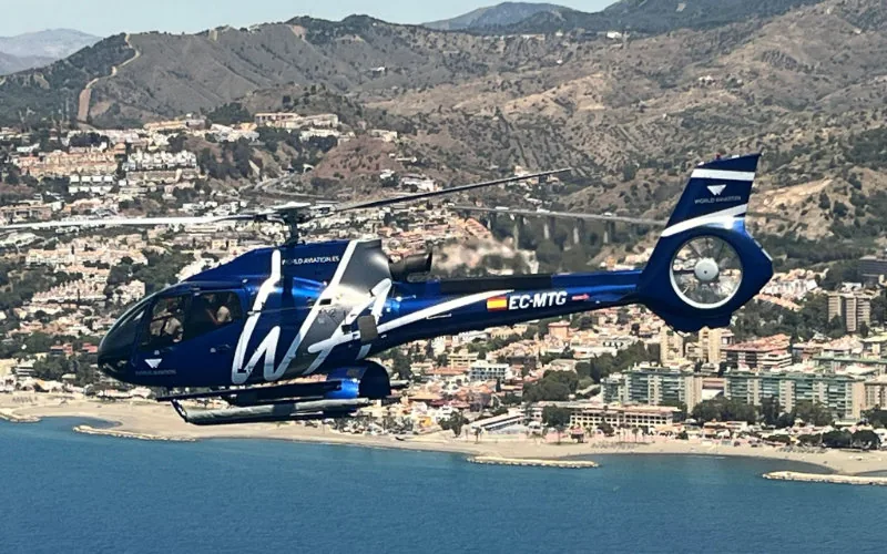 Helicópteros de lujo conectan Málaga y Marruecos : la nueva ruta aérea exclusiva