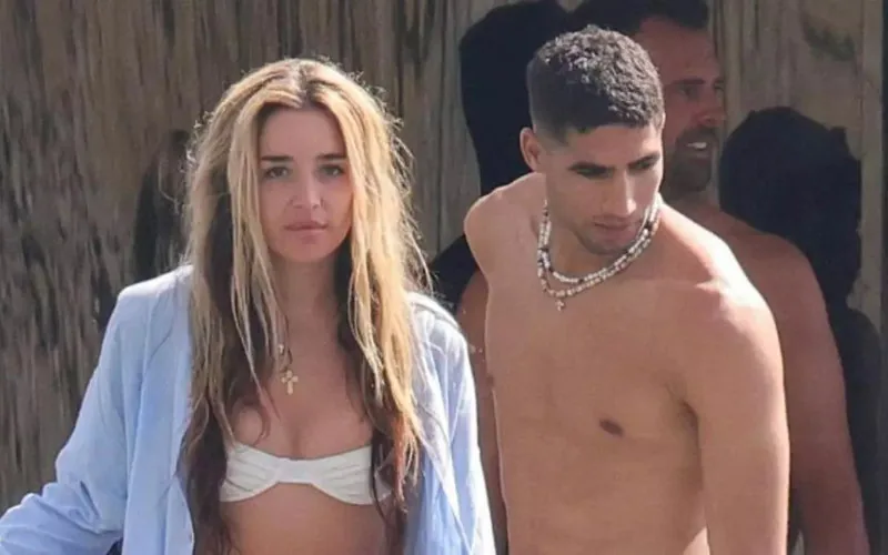 Lola Índigo y Achraf Hakimi : El inesperado encuentro en Ibiza que enciende las redes
