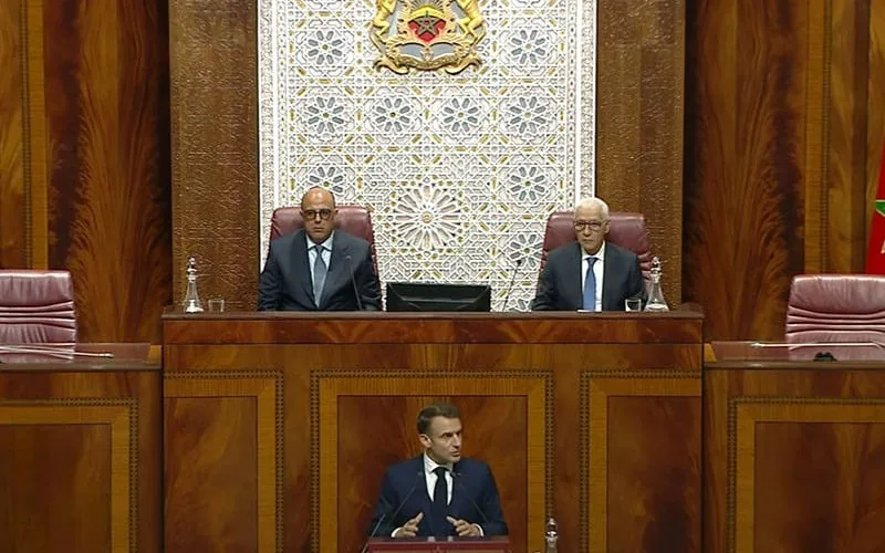 Macron desata polémica en Marruecos : Su condena a Hamás enciende al PJD