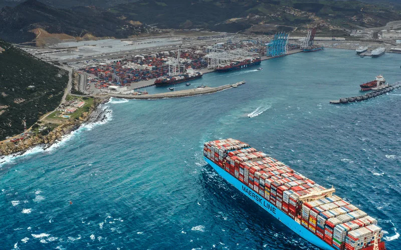 Maersk redirige su ruta EE.UU.-India : Tánger Med gana, Algeciras pierde