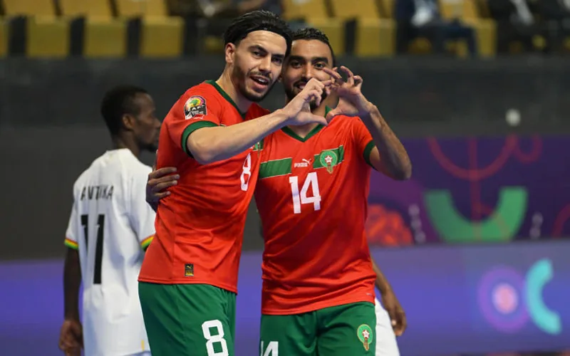 Marruecos arrasa en la CAN Futsal 2024 : Los Leones del Atlas rugen hacia semifinales