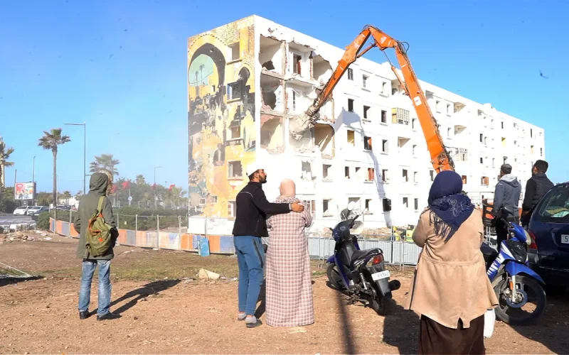 En Marruecos, la Copa del Mundo borra barrios populares