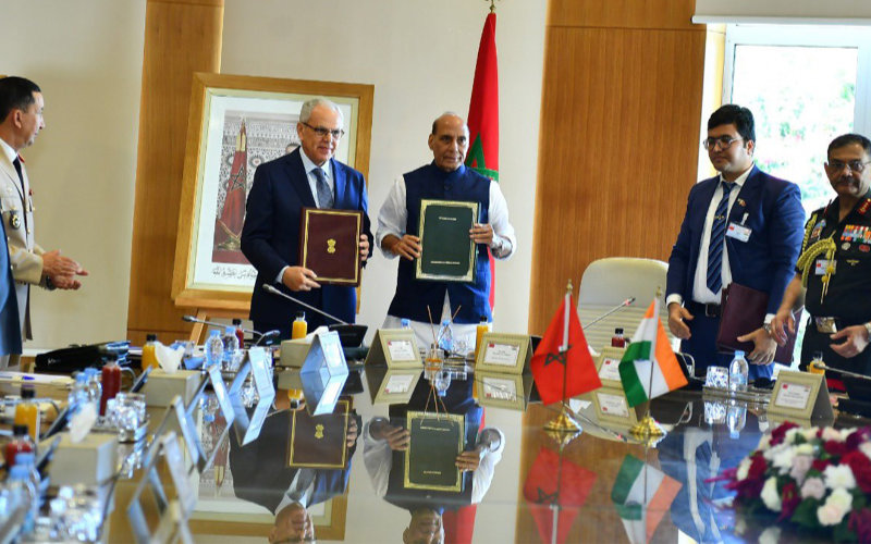 Marruecos e India forjan alianza militar : ciberseguridad y defensa en el centro