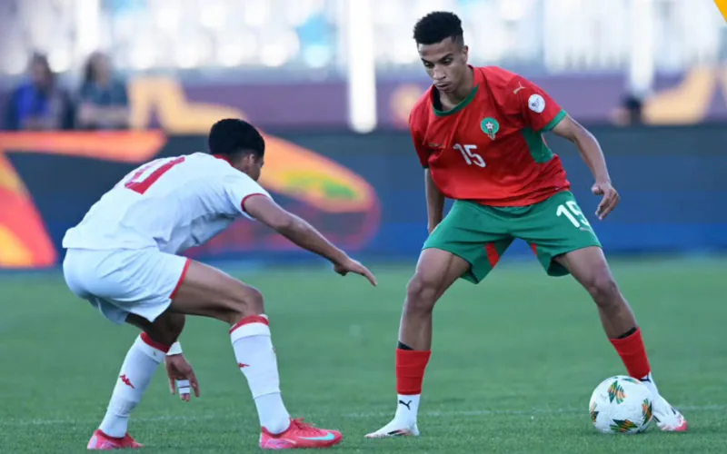 Marruecos sub-20 avanza a cuartos en la Copa Africana : victoria clave 3-1 sobre Túnez