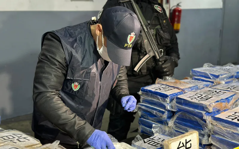 Operación antidroga en Tánger : Incautan 1,5 toneladas de cocaína sudamericana