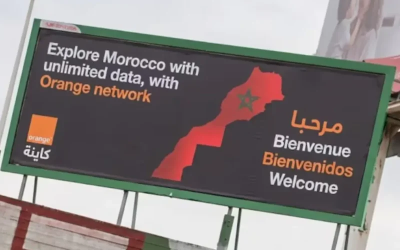 Orange muestra Marruecos con el Sáhara, Ceuta y Melilla… y luego retira su publicidad