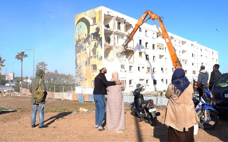 Polémica en Casablanca : Demolición de edificio histórico enfurece a residentes