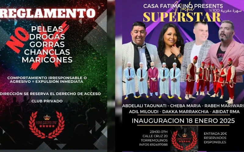 Polémica en Torremolinos : Discoteca marroquí veta a homosexuales en evento