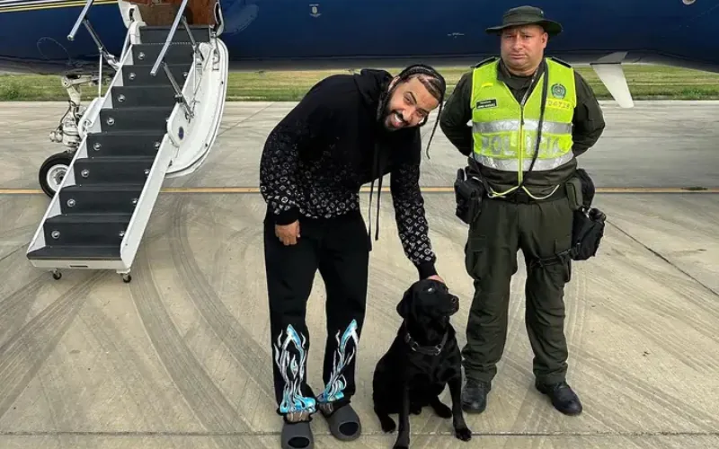 Rapero French Montana detenido en Colombia : Sospechas de drogas retrasan su vuelo