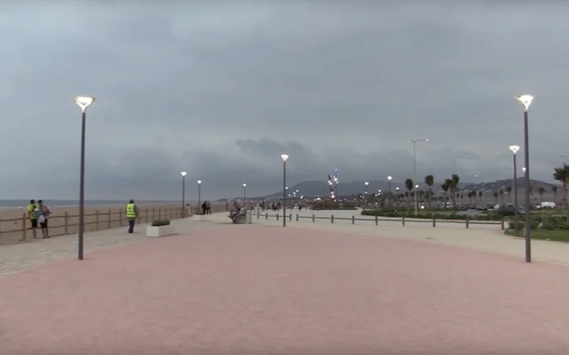 Tánger : El paseo marítimo millonario se desmorona tras las lluvias
