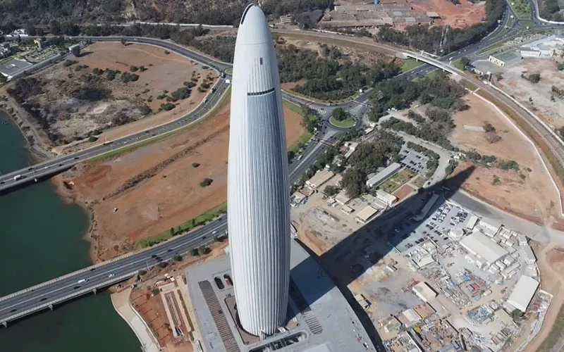 La Torre Mohammed VI de Rabat avanza : Comienza la instalación de 40 ascensores de última generación