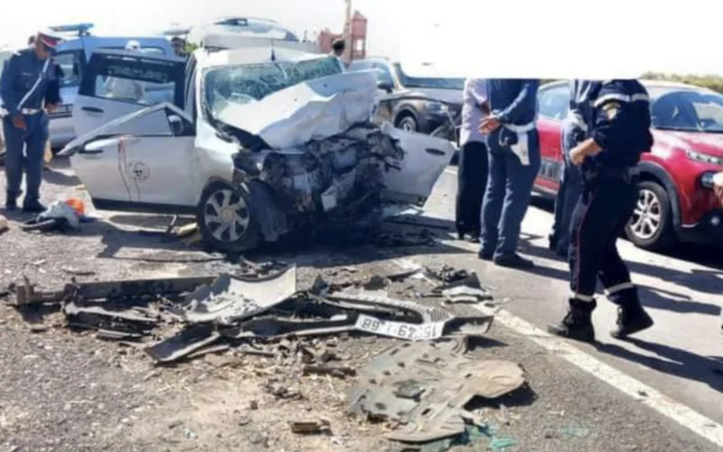 Tragedia en la carretera : Familia de cinco perece en brutal choque cerca de Sidi Kacem