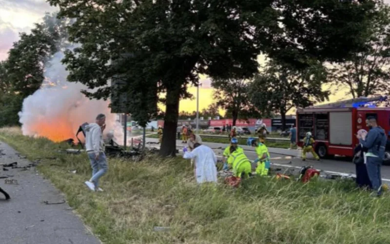 Tragedia en Mouscron : Cuatro jóvenes mueren en accidente a alta velocidad en la RN58