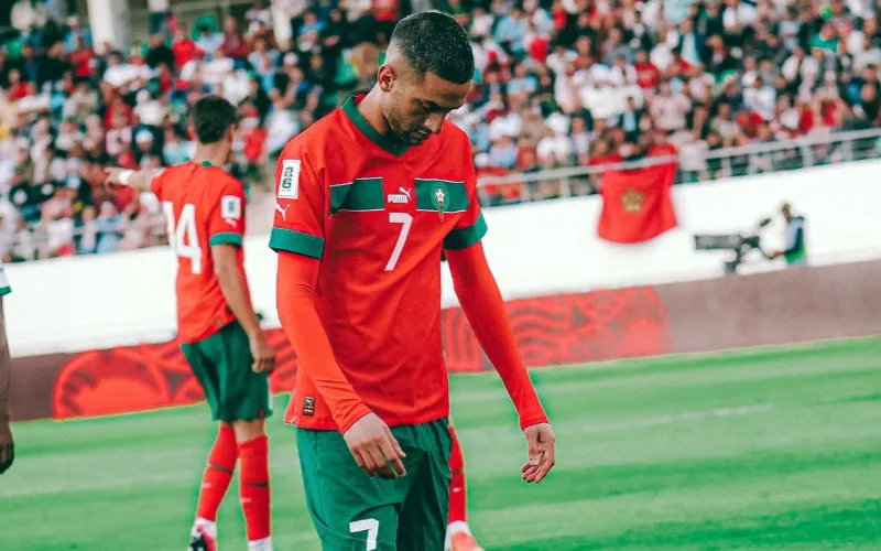 Ziyech desata polémica en Marruecos : La estrella del Atlas bajo escrutinio tras reacción en partido clave