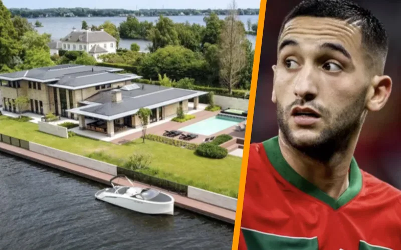 Ziyech duplica su inversión : Vende su mansión de lujo por 7 millones de euros